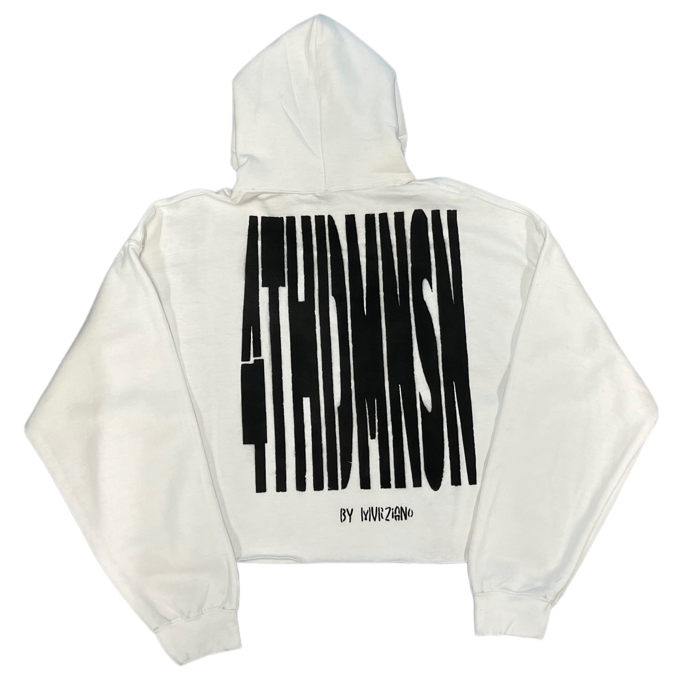 White Staple Hoodie — 4THDMNSN.