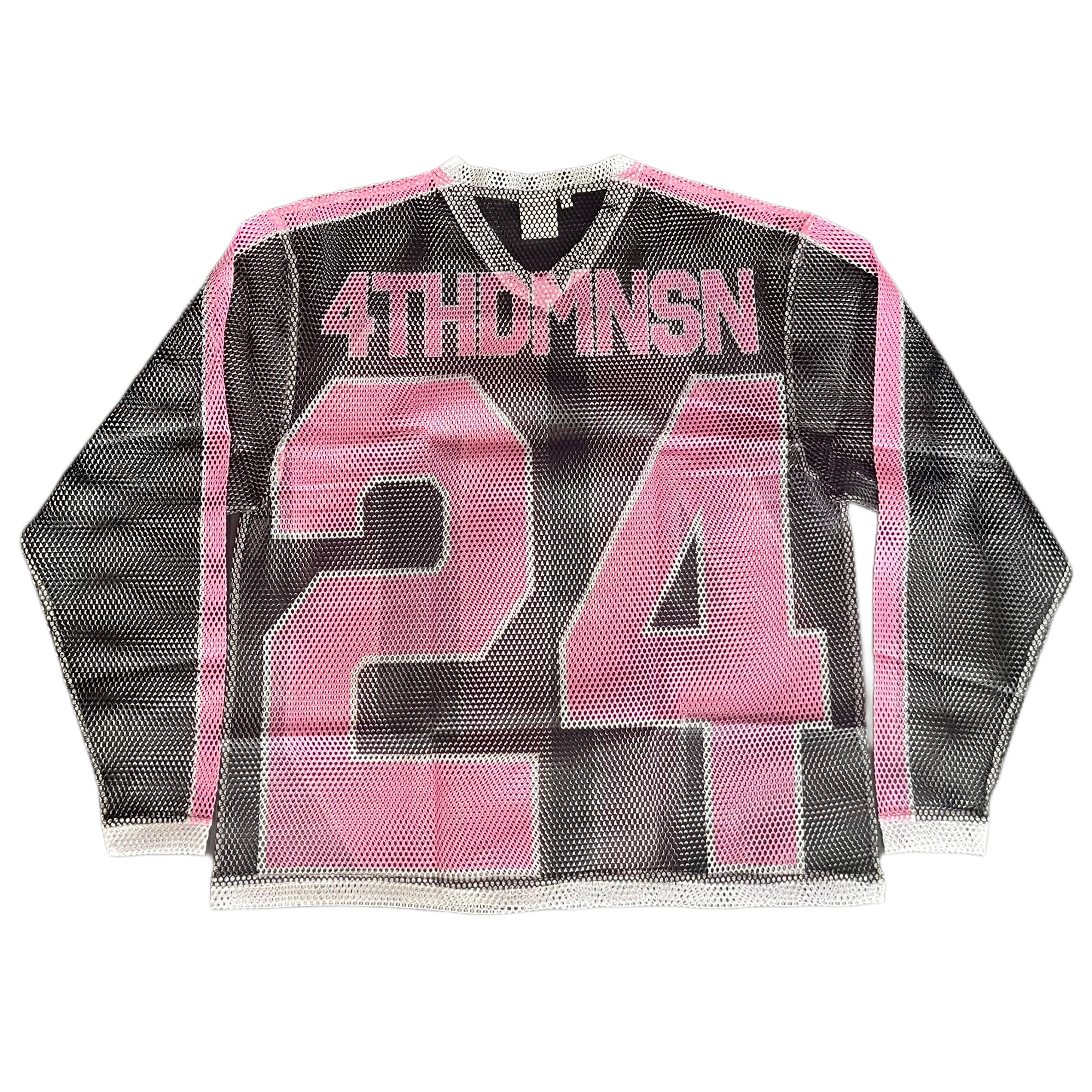 S2H MESH JERSEY — BLACK/PINK.