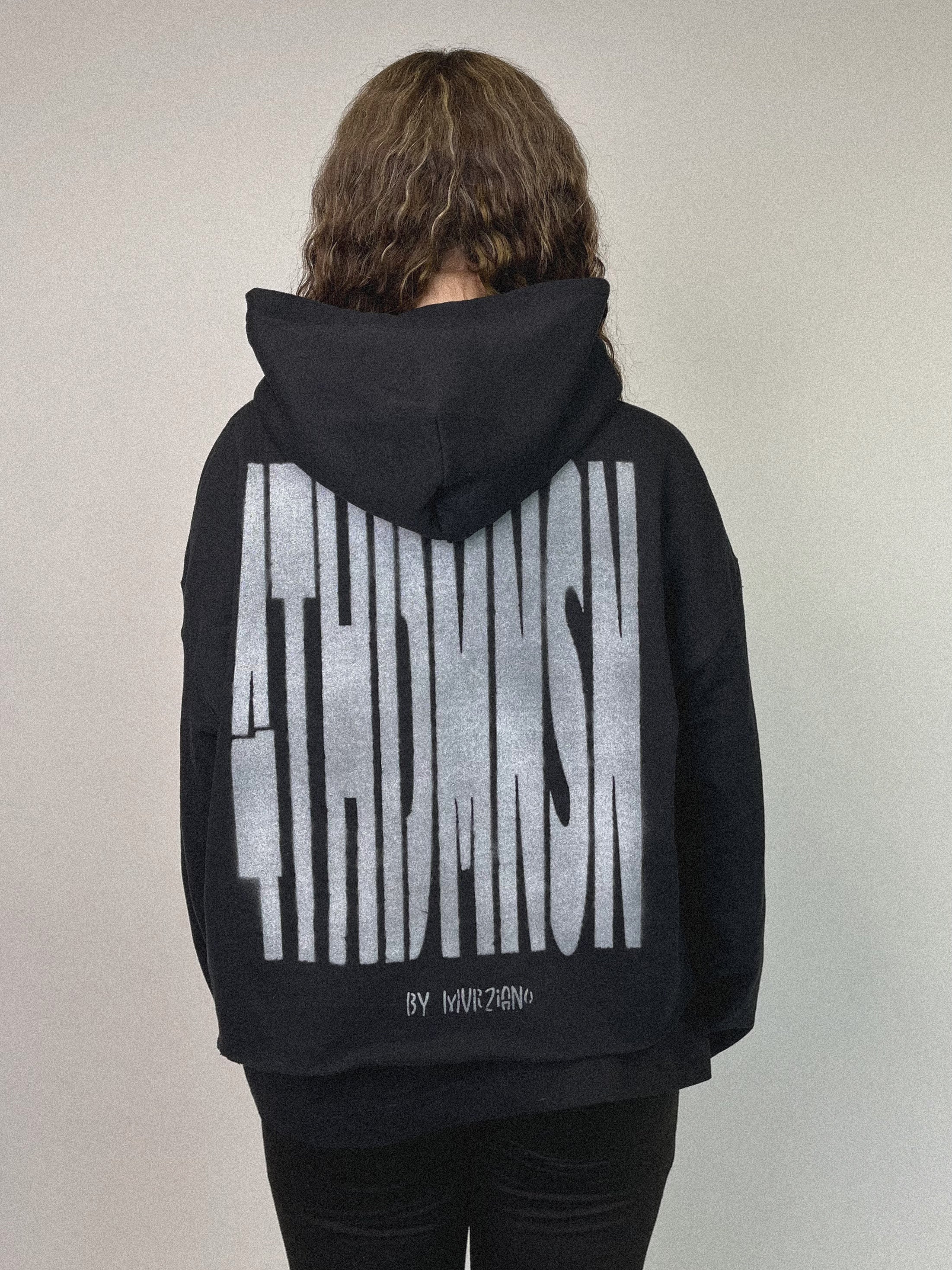 Black Staple Hoodie — 4THDMNSN.