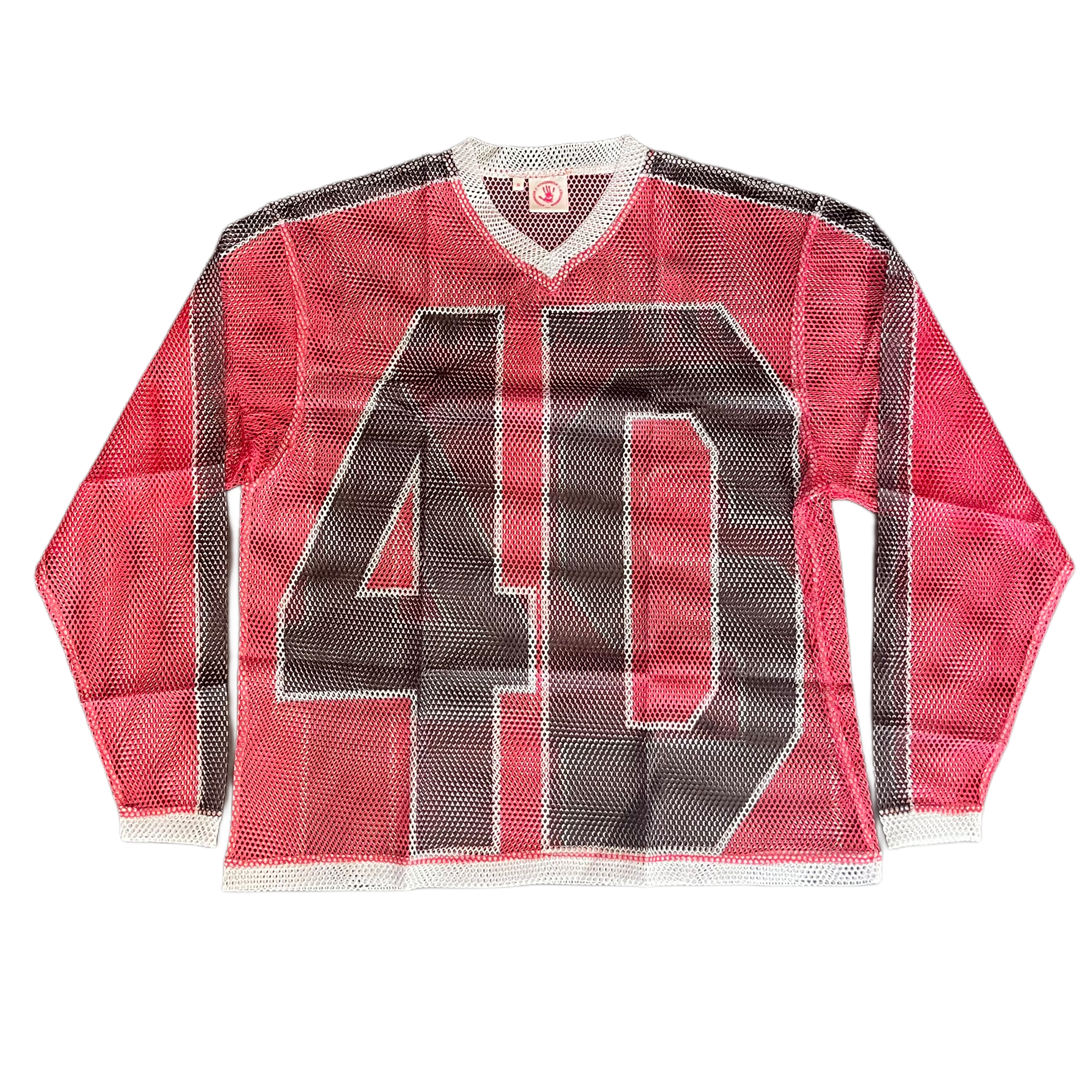 S2H MESH JERSEY — RED/BLACK.