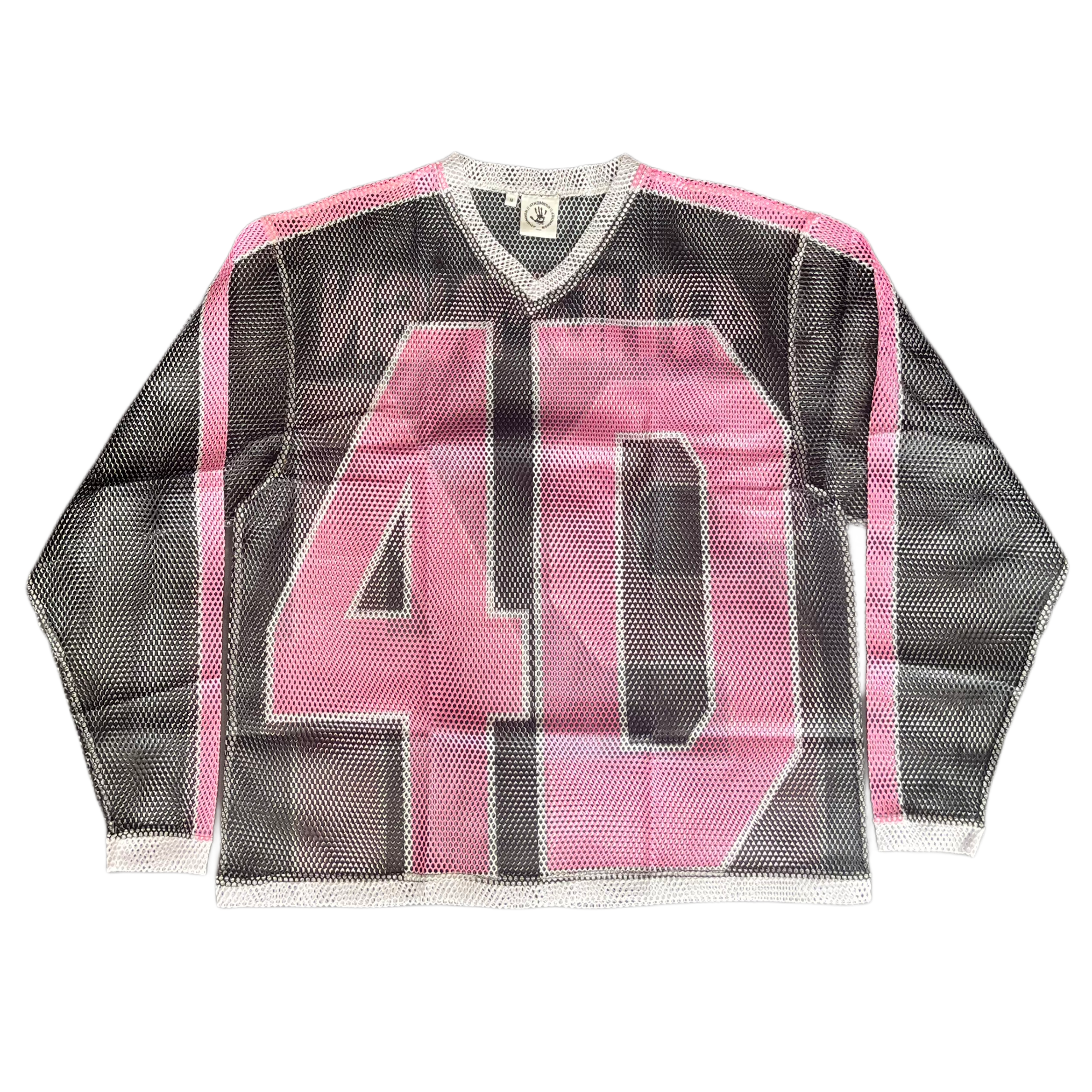 S2H MESH JERSEY — BLACK/PINK.