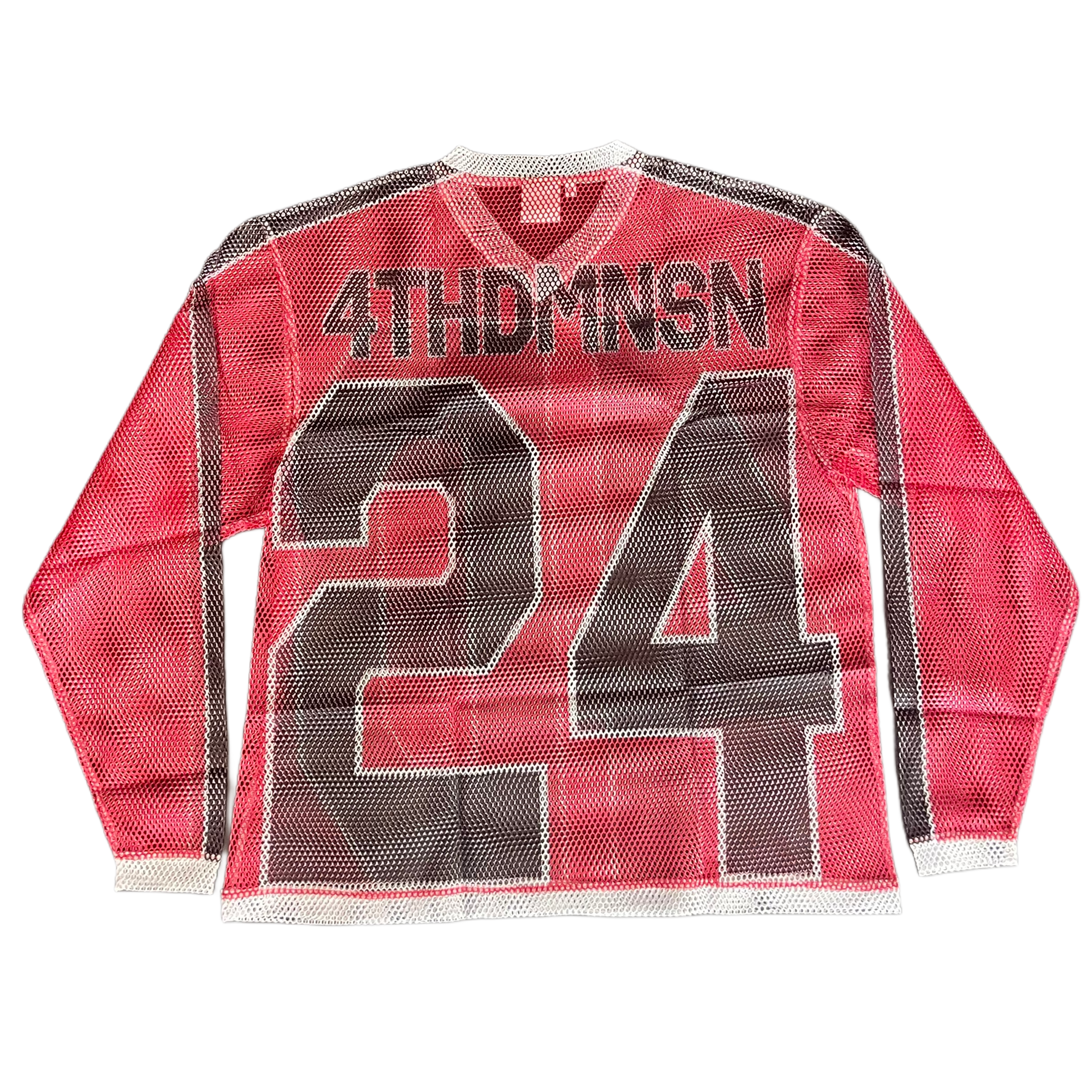 S2H MESH JERSEY — RED/BLACK.